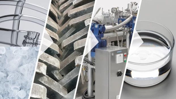 Das Projekt zum Recycling von Siliconelastomeren kombiniert die Expertise der Partner im Bereich Siliconherstellung und -chemie, Material-Zerkleinerung, chemischer Prozessauslegung und Compoundierung im Planetwalzenextruder.(Bild:  SKZ)