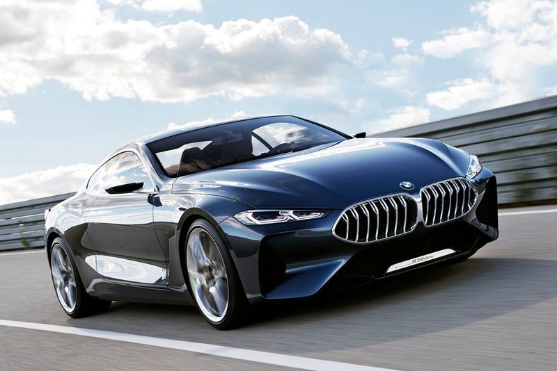 ...erinnert der neue 8er an die Studie BMW Concept 8 Series. (BMW)