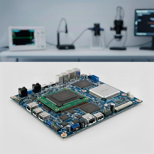 Hema Electronic präsentiert auf der Embedded World 2026 eine weiterentwickelte Embedded-Vision-Plattform, die erstmals FPGA-basierte System-on-Modules mit GPU-, TPU- und weiteren KI-Beschleunigern kombiniert.(Bild:  Hema)