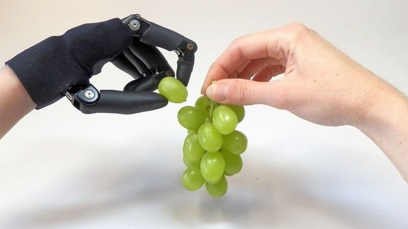 Bild 1: Die Handprothese Vincent Evolution 2 verfügt über einen Tastsinn, der dem Prothesenträger über eine vibrotaktile Rückmeldung wieder ein Berührungsgefühl vermittelt. (Bild: Vincent Systems)