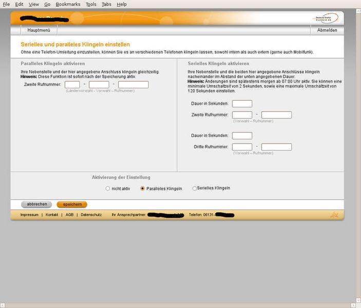 DTSt-Screenshot: Umleiten von Anwendern (2) (Archiv: Vogel Business Media)