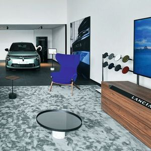 Die neue Lancia-CI soll vier Aspekte widerspiegeln, die Stellantis seiner wiederbelebten Marke ins Pflichtenheft geschrieben hat: Qualität, Elektrifizierung, Nachhaltigkeit und ein Premium-Erlebnis für die Kunden.(Bild:  Stellantis/Michel Riehl)