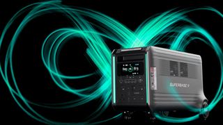 Das Heim-Energiesystem SuperBase V: mit Semi-Solid-State-Akkus und einer Kapazität von 6,4 kWh, die bis 64 kWh erweiterbar ist.  (Bild: Zendure)