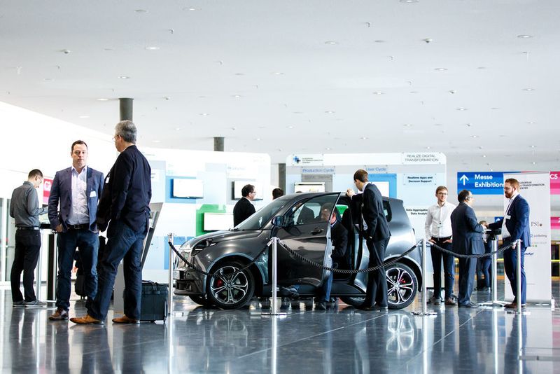 Ein E.GO im Foyer (PTC)