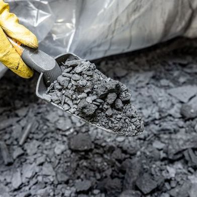 Black mass is produced when batteries are recycled and consists of lithium, graphite, cobalt, copper, nickel and manganese, among other things. (Image:Fortum)