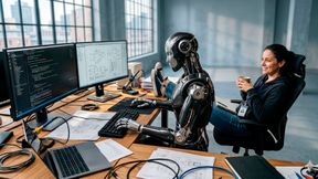 KI verändert den Ingenieursberuf massiv, wenn auch nicht unbedingt so wie hier dargestellt. (Bild: Nano Banana / KI-generiert)