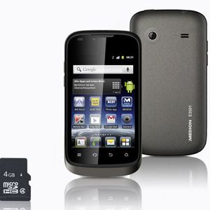 Das Medion-Smartphone ist vertragsfrei und kostet rund 100 Euro.