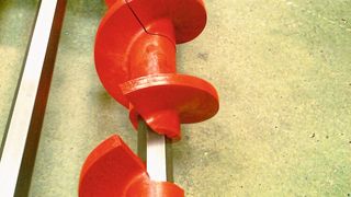 Die Montage der Schnecke ist dank standardisierter Bauteile einfach und schnell. (Bild: Exventys)