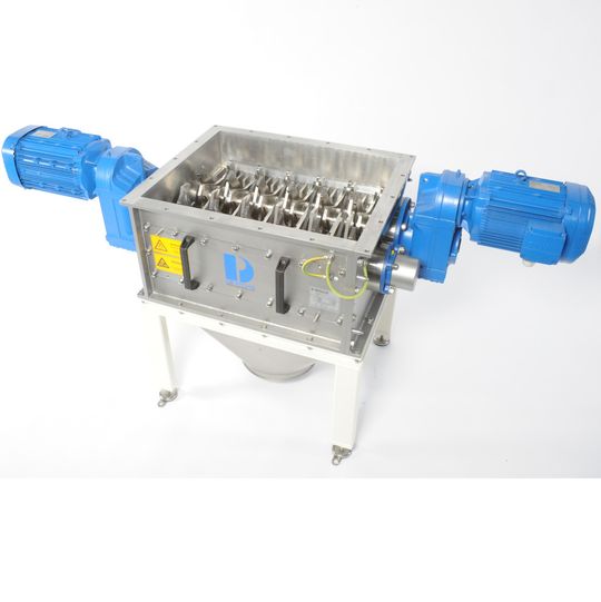 Der Klumpenbrecher ZBK ist in Doppelwellenausführung verfügbar. (Bild:  Derichs)