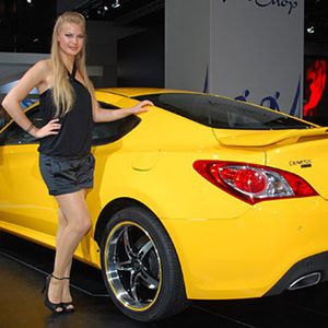 Vielleicht das interessanteste Auto auf dem Hyundai Stand: Das Genesis Coupé, das in den USA bereits erhältlich ist, soll 2010 auch nach Deutschland kommen.