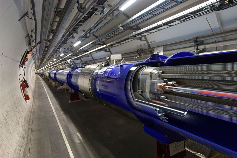 Dazu muss in den Strahlrohren ein Ultrahochvakuum herrschen. (CERN / Dominguez, Daniel )