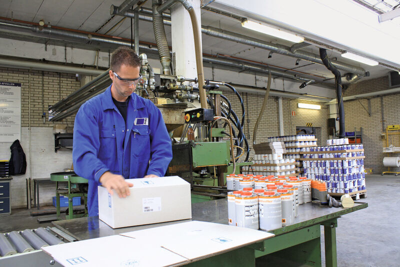 Manufacturing adhesives and sealants requires hazardous raw materials. Wilden pumps helpto handle these substances in the safest way possible for both environment and manufacturing personnel. (Picture: Wilden)