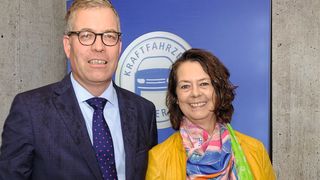 Legten die Bilanz für 2025 vor: Nina Eskildsen, Präsidentin des Kfz-Gewerbes Schleswig-Holstein, und Hauptgeschäftsführer Jan-Nikolas Sontag (Bild: VCG – Zietz)