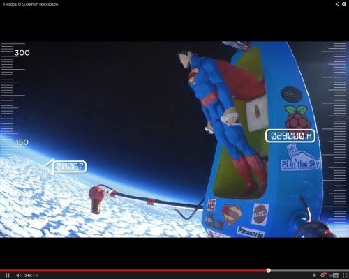 Superman und Raspberry Pi auf den Spuren Felix Baumgartners: Stratosphärenflug (Bild: RS Components)