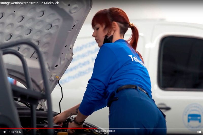 Der Bundesleistungswettbewerb (PLW) bietet sowohl talentierten Absolventen und Absolbventinnen als auch Kfz-Betrieben Möglichkeiten für die Entwicklung.(Bild:  ZDK)