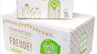 Mit der „Weihnachtsbox“ realisiert HelloFresh die zweite große Kampagne über die neue digitale Drucktechnologie. (Thimm)