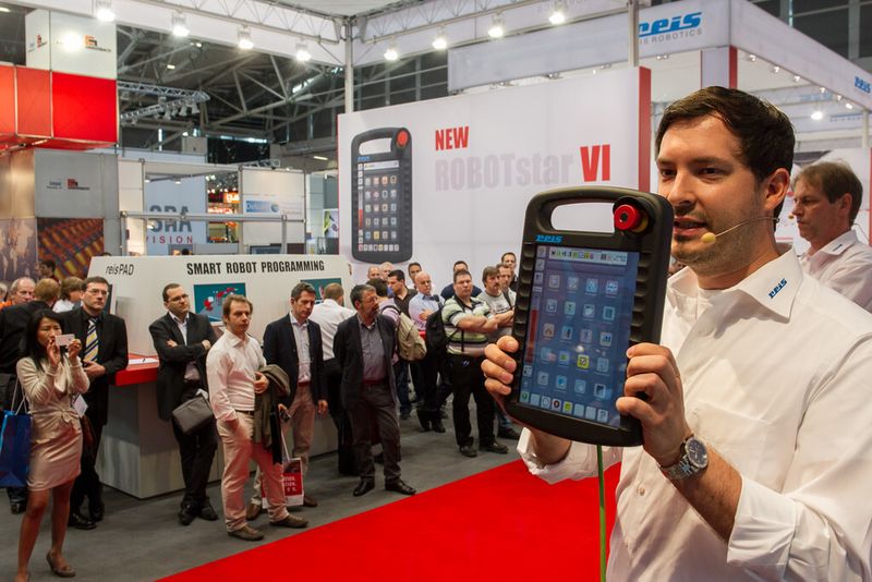 Rückblick: Impressionen von der Automatica 2012. (Bild: Messe München)