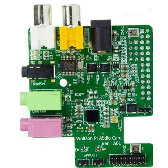 Wolfson Audio Card: Die Soundkarte für den Raspberry Pi ist über Farnell erhältlich Wolfson Audio Card: Die Soundkarte für den Raspberry Pi ist über Farnell erhältlich