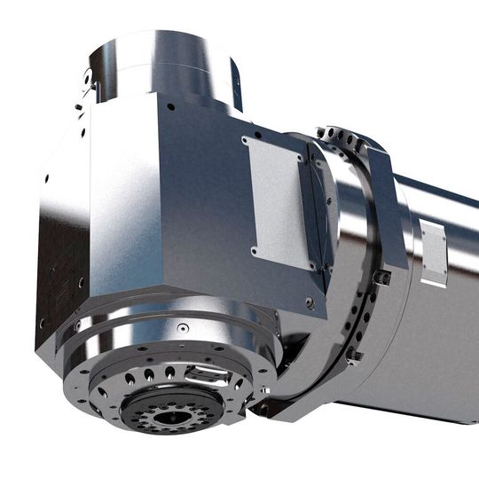 Die 3DC-Baureihe von Weiss – Drehfrässpindeln mit integrierter B-Achse – gibt es dank diverser Weiterentwicklungen jetzt als modulare Standardlösung für alle Hersteller von Drehmaschinen. Bislang gab es diese Technologie nur als kundenspezifische Entwicklung. Die 3DC-Baureihe von Weiss – Drehfrässpindeln mit integrierter B-Achse – gibt es dank diverser Weiterentwicklungen jetzt als modulare Standardlösung für alle Hersteller von Drehmaschinen. Bislang gab es diese Technologie nur als kundenspezifische Entwicklung.