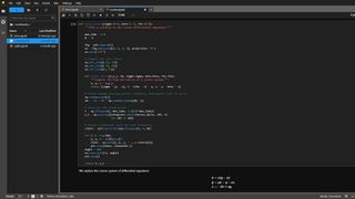 In das JupytertLab-Beispiel integrierte Funktion zum Plotten eines Lorenz-Attraktors nach dem Lorenzsystem. (Bild: Jupyter.org)