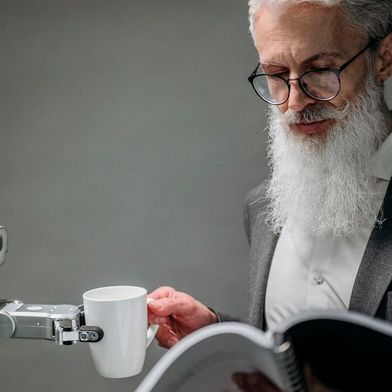Ist KI eine Bedrohung für mich oder eine Chance für meine eigene Weiterentwicklung? Die Sinus-Milieus zeigen, wer wie mit KI umgeht. (Bild: frei lizenziert / mazkovadim.com)