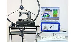 Die akustische Kamera wird beispielsweise in der Maschinenanalyse eingesetzt.Bild: gfai (Archiv: Vogel Business Media)