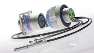 The lens plug-in contact size 12 is ideal for use in circular connectors in both pin and socket versions. (Image:Rosenberger-OSI GmbH & Co. OHG)