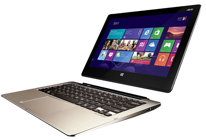 Das Asus Taichi 21 ist Tablet und Notebook in einem einzigen Gerät. Die Preise für das Taichi 21 sind ab 1.410,76 Euro bei Geizhals.de gelistet. (Asus)
