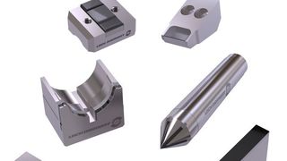 Lach Diamant demonstriert auf der Grindtec 2020, dass Diamant auch für andere Einsatzfelder ein geeigneter Werkstoff ist, um optimalere Ergebnisse zu liefern. Etwas als Zentrierspitze, Lünettenstein, Prisma oder Führungssystem. Halle 1 am Stand 1076. (Lach Diamant)