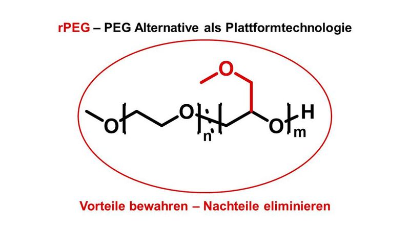 Die rPEG-Plattformtechnologie bietet eine Alternative zu PEG. (Bild: Rebecca Matthes / JGU)