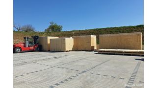 Die Maschinenlieferung nach China war auf mehrere Packstücke aufgeteilt. (HPE)