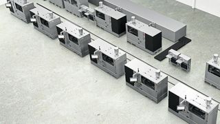 Digital Metal, ein schwedische Hersteller von 3D-Metalldruckern für das Binder Jetting, stellt auf der Formnext seine automatisiert Pulverentfernung vor. Damit geht das Unternehmen den ersten Schritt in Richtung eines automatisierten Produktionskonzept  für eine Serienproduktion.  (Digital Metal)