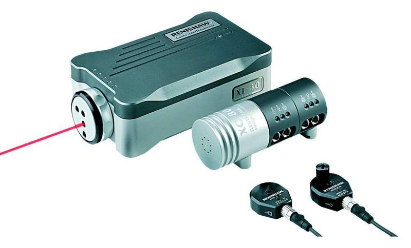 Bild 1: Das Laserinterferometer XL-80 misst die Genauigkeit der Vorschubeinheiten von Werkzeugmaschinen; Messungen mit dem werkstatttauglichen Gerät erfordern nur wenig Zeit- und Arbeitsaufwand. (Archiv: Vogel Business Media)