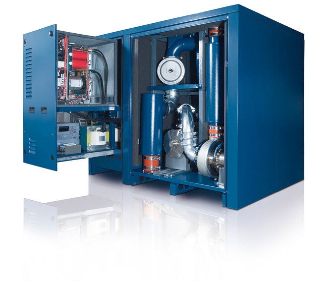 Durch das ausziehbare Schubladenkonzept sind alle elektronischen Komponenten leicht zugänglich. (Bild: Aerzener Maschinenfabrik)