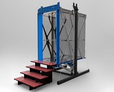 Das Schweizer Unternehmen Schindler und das niederländische 3D-Metalldruckunternehmen MX3D haben eine Studie über das Potenzial der Topologieoptimierung für die Neugestaltung von Aufzugskabinen durchgeführt. Das Ergebnis war die im WAAM-Verfahren (Wire Arc Additive Manufacturing) 3D-gedruckte Metallkabine 'Elevate'. (Bild: MX3D/ Schindler Group/ Purmundus Challenge)