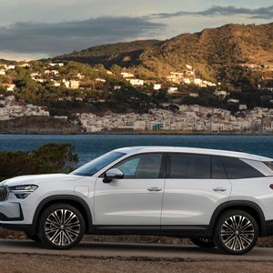 Das mit 4,76 Metern Länge größte SUV im Skoda-Universum tritt in der gehobenen Mitteklasse an.(Bild:  Skoda)