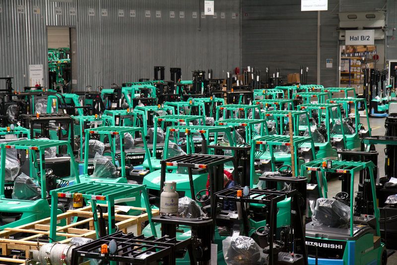 Mitte 2013 kam zum Zwischenlager ein Bestandslager im Logistikpark in Moerdijk (Holland) hinzu. (Bild: Mitsubishi)