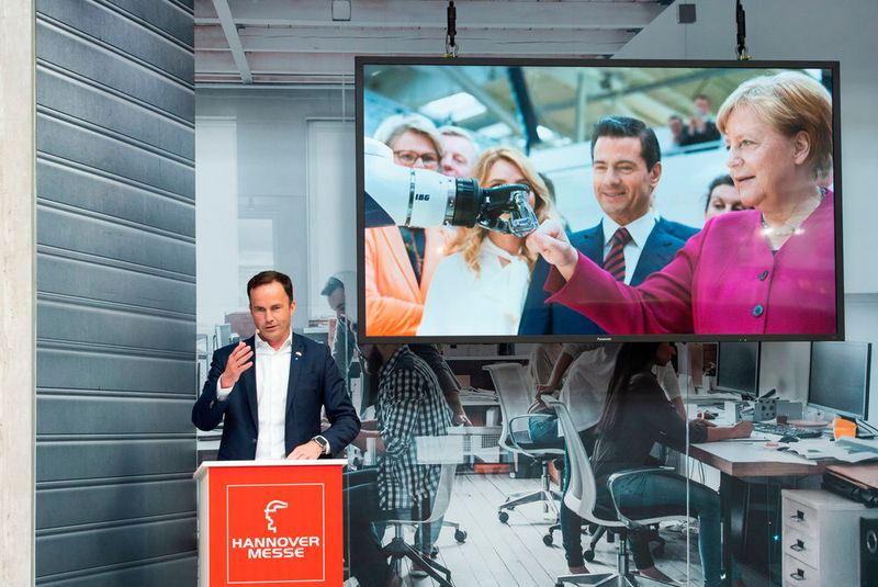 Abschluss-Pressekonferenz der Hannover Messe/CeMAT 2018 mit Dr. Jochen Köckler, Vorsitzender des Vorstandes der Deutschen Messe AG (Bild: Deutsche Messe)