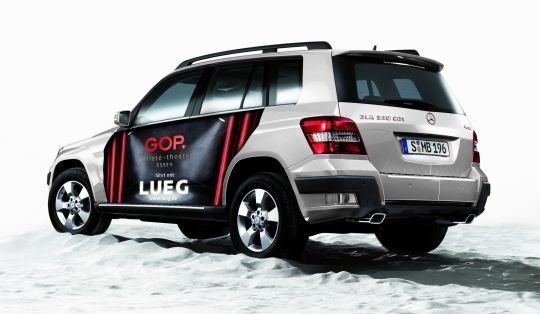 Das Auto als Werbefläche: Lueg vermag sich stilgerecht zu präsentieren. (Archiv: Vogel Business Media)