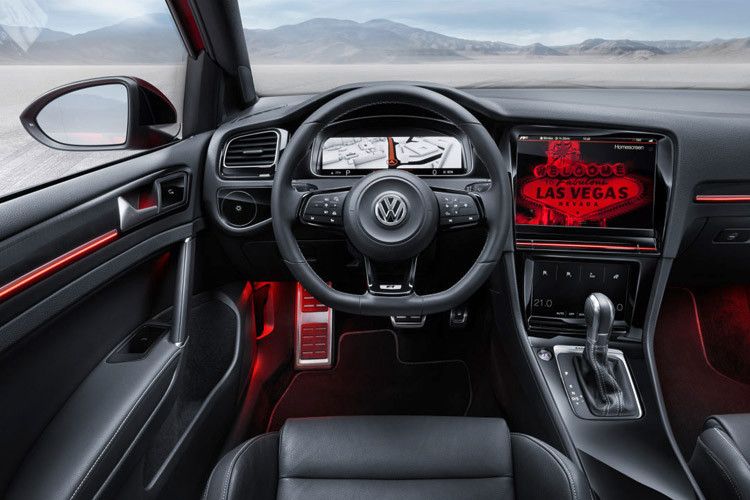 Etwas weniger aufregend wirkt dagegen Volkswagens Gestensteuerung im Golf ... (Foto: VW)