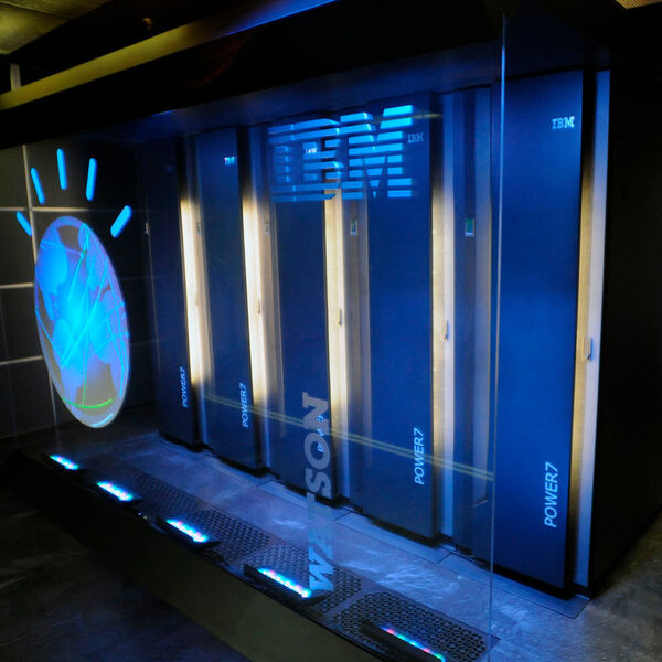 Watson: Der Supercomputer von IBM lässt sich rund um kognitive Systeme und künstliche Intelligenz einsetzen. (Bob Goldberg/Feature Photo Service für IBM)