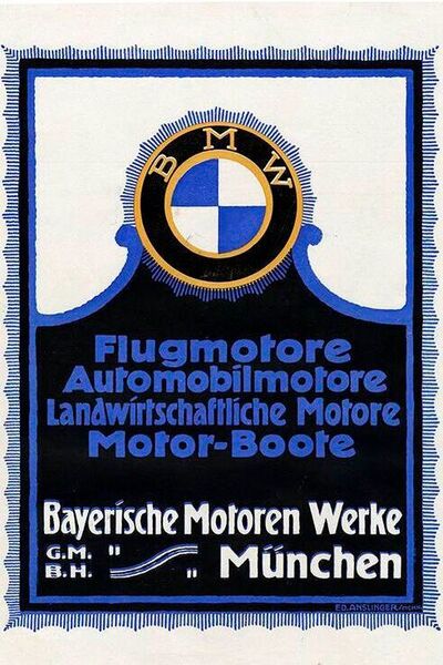 In den Anfangsjahren fertigte BMW Motoren für verschiedenste Einsatzbereiche: Flugzeuge, Automobile, landwirtschaftliche Geräte und Boote. (BMW AG)