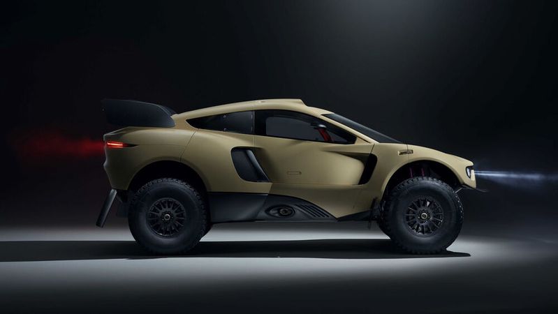 Prodrive bezeichnet den Hunter als erstes All-Terrain-Hypercar der Welt.(Bild:  Prodrive)