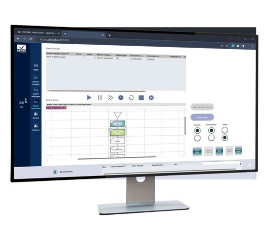 PFC-Chargenrezepte (Procedure Function Chart) können nun nicht nur in der "zenon Service Engine", sondern auch über den Web Visualization Service angezeigt werden. (Bild:  Copa-Data)