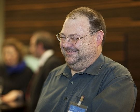 Ließ es sich um nichts auf der Welt nehmen, dabei zu sein: Mario Rommelfanger von der Firma Marbek Elektronik aus Idar-Oberstein (Archiv: Vogel Business Media)