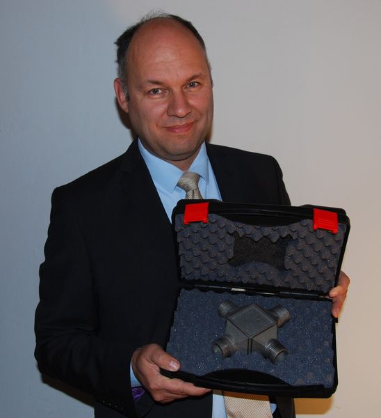 Heat Cubed Geschäftsführer Alexander von Heinz will mit dem innovativen Mikro-Wärmetauscher den Markt aufrollen. (Bild: Wenger Engineering)