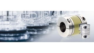 Miniaturkupplungen für kleinste Wellendurchmesser und steckbare Kupplungen mit Übertragungsscheiben aus PEEK eignen sich für Mikroanwendungen und Applikationen im Hochtemperaturbereich. (Orbit Antriebstechnik)