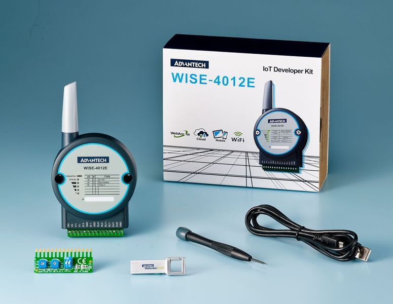 Auspacken, anschließen, loslegen! Das IoT Developer Kit von Advantech bietet den perfekten Einstieg in IoT-Anwendungen. (Bild: Advantech)