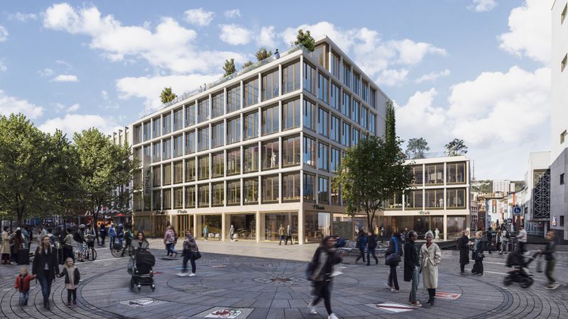 Patio Stuttgart: Einkaufen und arbeiten in bester Lage.(Bild:  Moriet & Brro)