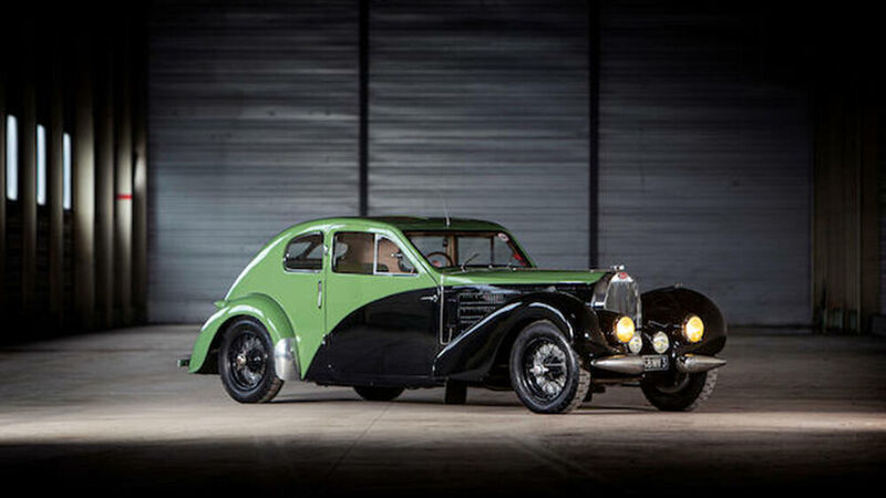 Der Bugatti Type 57, der im Oktober 1933 eingeführt wurde, war das erste neue Modell, das unter Jean Bugatti, dem Sohn des Unternehmensgründers Ettore Bugatti, konstruiert und produziert wurde. (Autoren-Union Mobilität/Bonhams)